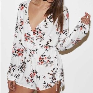 White floral romper!
